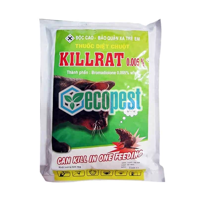 Thuốc diệt chuột Killrat 0.005% 1kg