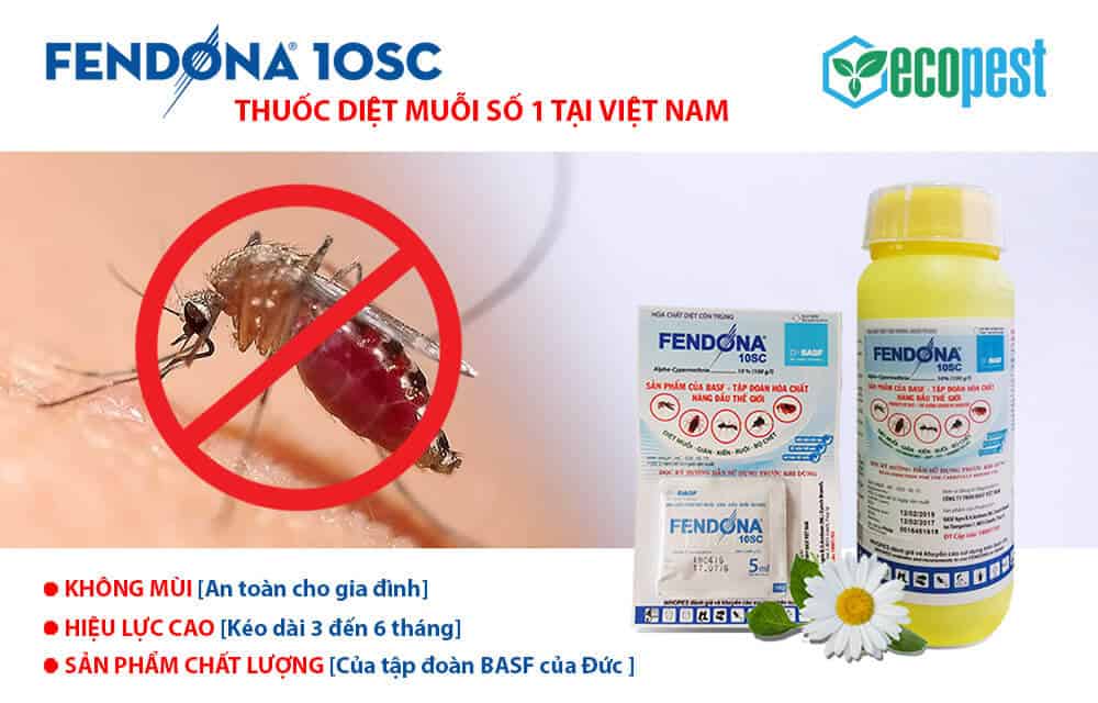 Fendona 10SC thuốc diệt muỗi không mùi CHLB Đức