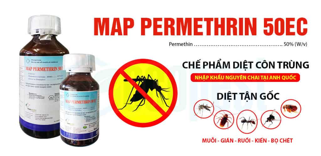 Map Permethrin 50EC thuốc diệt muỗi cảu Hockley Anh Quốc