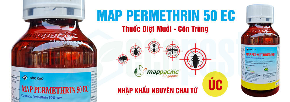 Map Permethrin 50 EC thuốc diệt muỗi Australia Úc